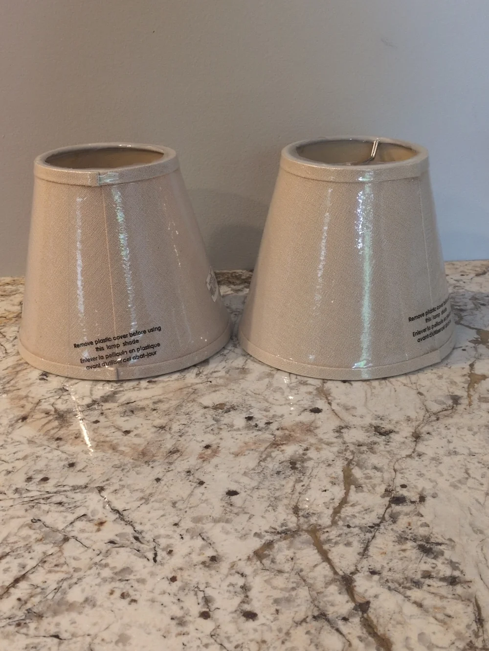 Pottery Barn Neutral Beige Lamp Shades(2)